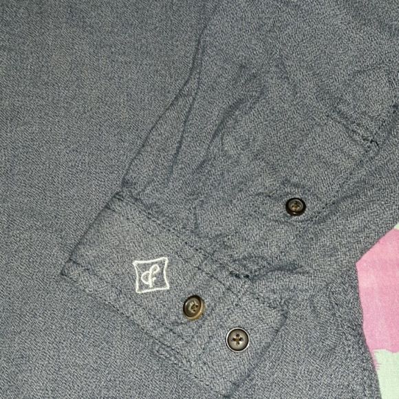 Paper Denim & Cloth Button Up Long Sleeve Shirt Lg‎ - Picture 2 of 8